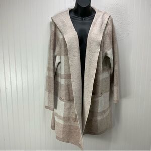 89th + MADISON plaid open cardigan sweater